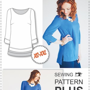Blouse Patterns - Sewing Patterns - Clothing Patterns - Sewing Tutorial - Sewing Patterns For Women - Sewing Projects - Height 164 image 1
