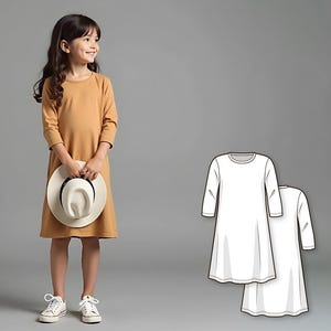 Aline t shirt dress top