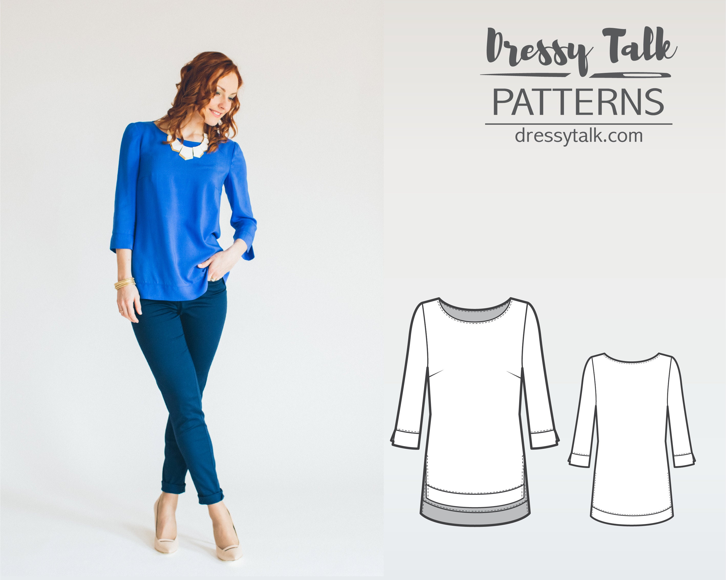 Beginner Top Patterns PDF Sewing Patterns - Etsy Australia
