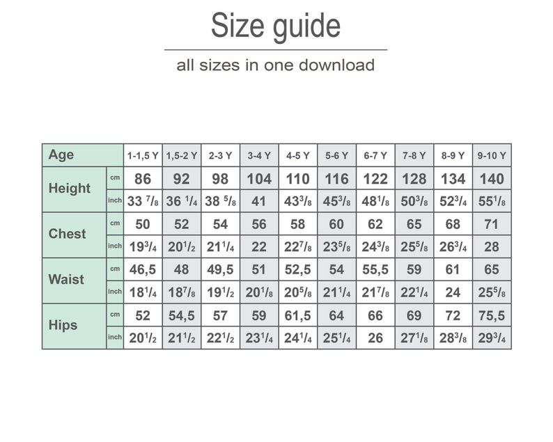 Girls Sewing Pattern PDF, Kids Oversized T-Shirt Pattern, Easy Beginner Top Sewing Pattern, Digital PDF Pattern Sew for Children image 4