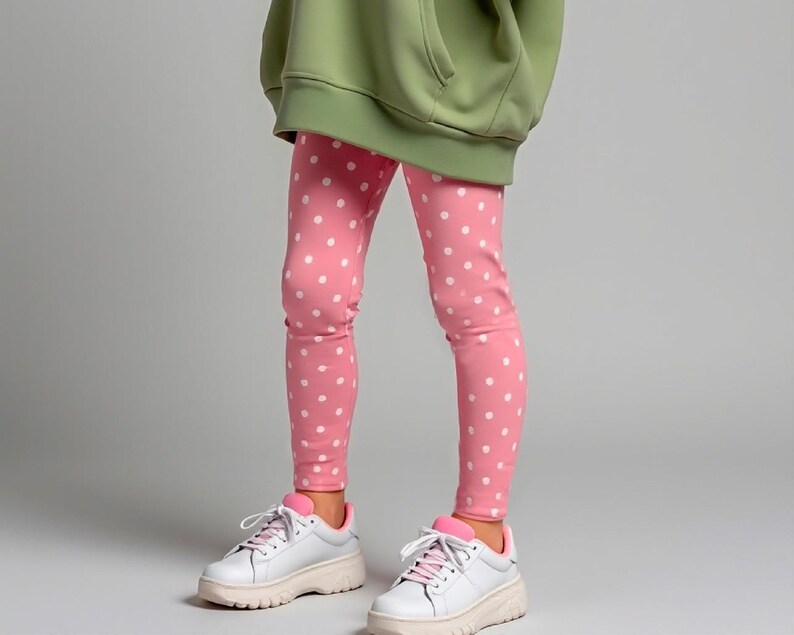 Girls Hoodie and Leggings Sewing Pattern PDF, Easy Hoody and Pants Pattern for Kids, Beginner Sewing Digital Patterns, Printable Outfit image 3