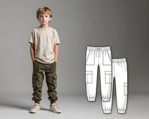 Pantalon De Jogging Enfant Garçon/fille - Coupe Droite, Tissu Polyester - Confortable Pour Sport, école, Loisirs - 3