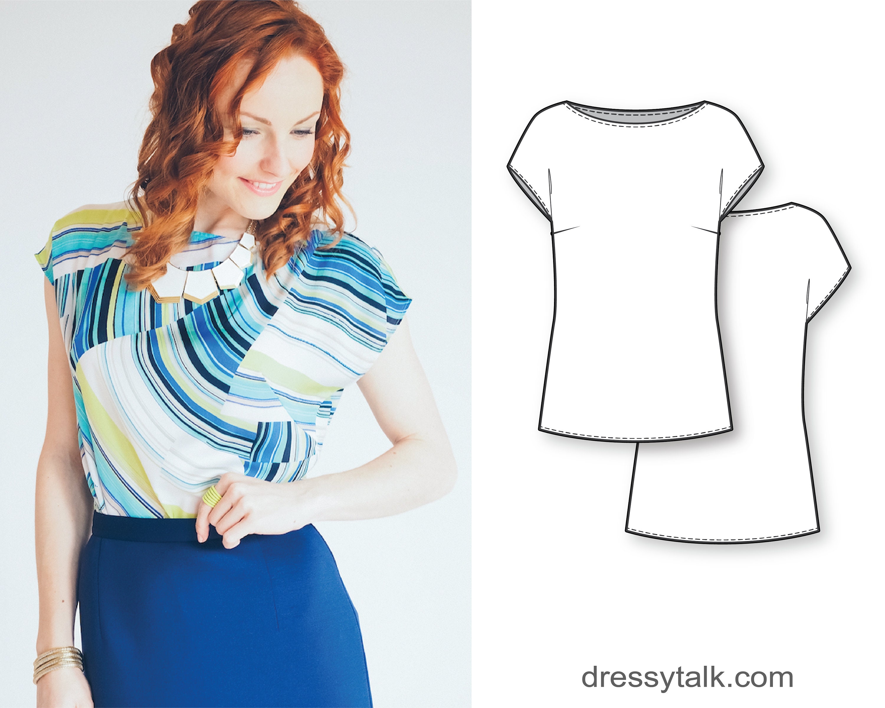 t-shirt blouse pattern