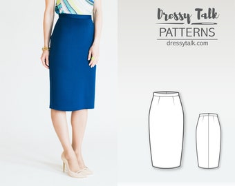 Pencil Skirt Pattern - Skirt Patterns - Sewing Tutorials - Skirt Pattern - PDF Sewing Patterns - Sewing Projects - Sewing Patterns