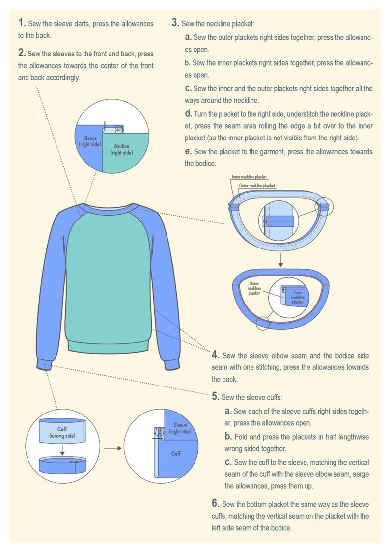 Set Coffee Pattern Print Women's Sweatshirt