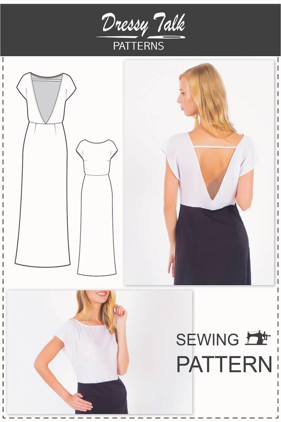 maxi gown pattern