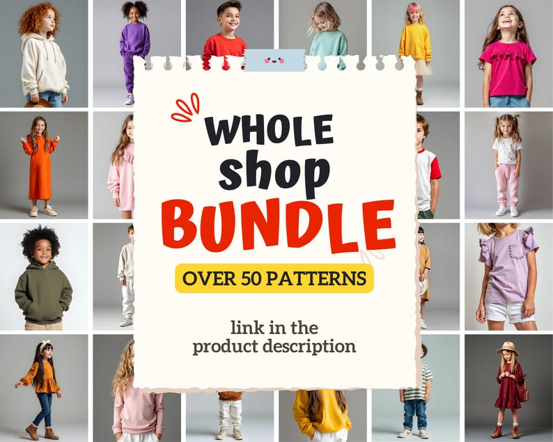 Beginner Kids Hoodie Sewing Pattern PDF, Easy Hoody Pattern for Boys, Digital Sewing Patterns for Children, Printable Hoody Pattern image 9