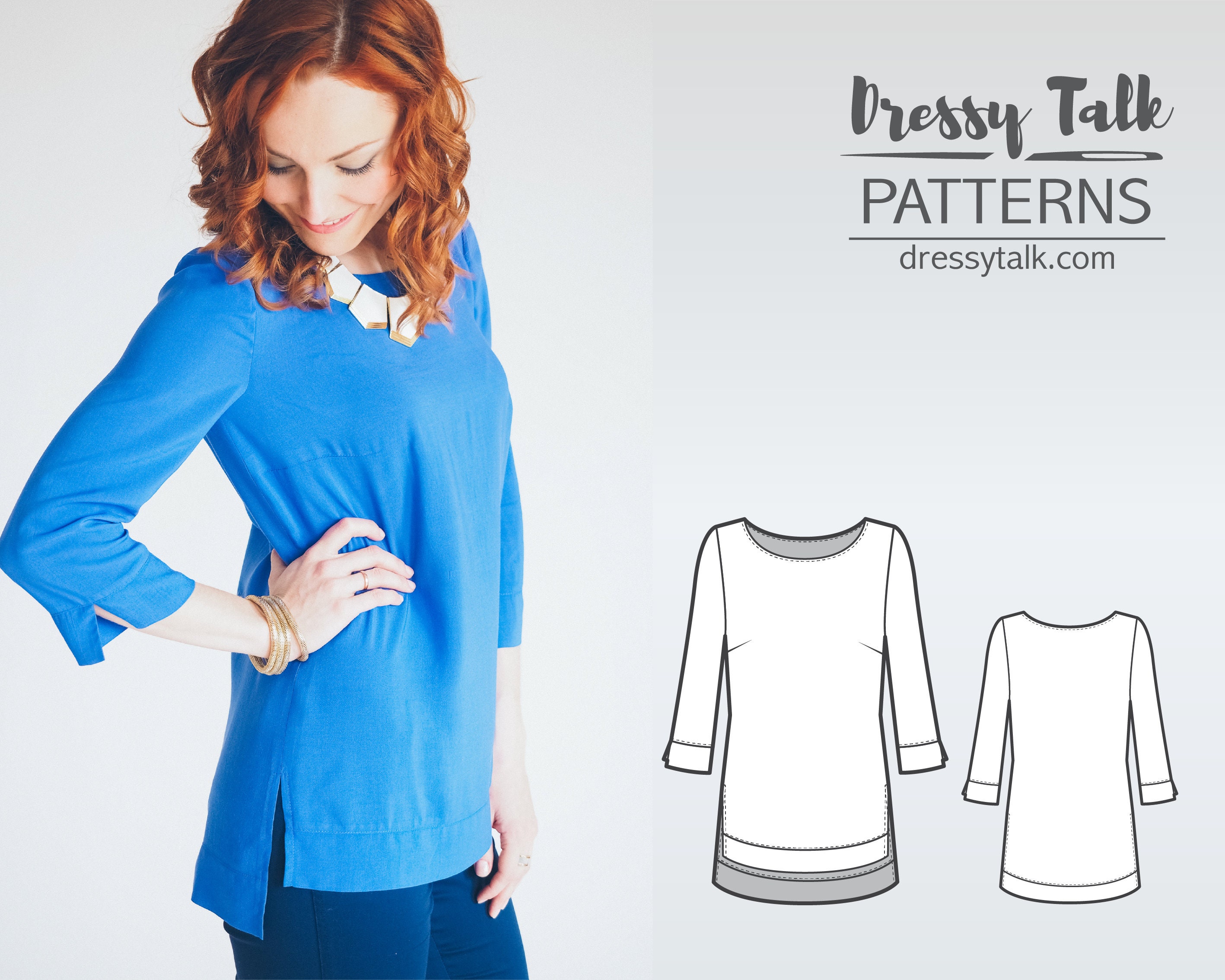 Beginner Top Patterns PDF Sewing Patterns - Etsy