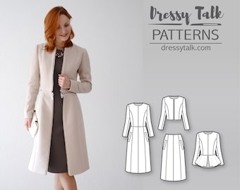 Sewing Patterns - Coat Patterns - Jacket Patterns - Bolero Pattern - Skirt Patterns - Blazer Pattern - Sewing Tutorials - Sewing E-book