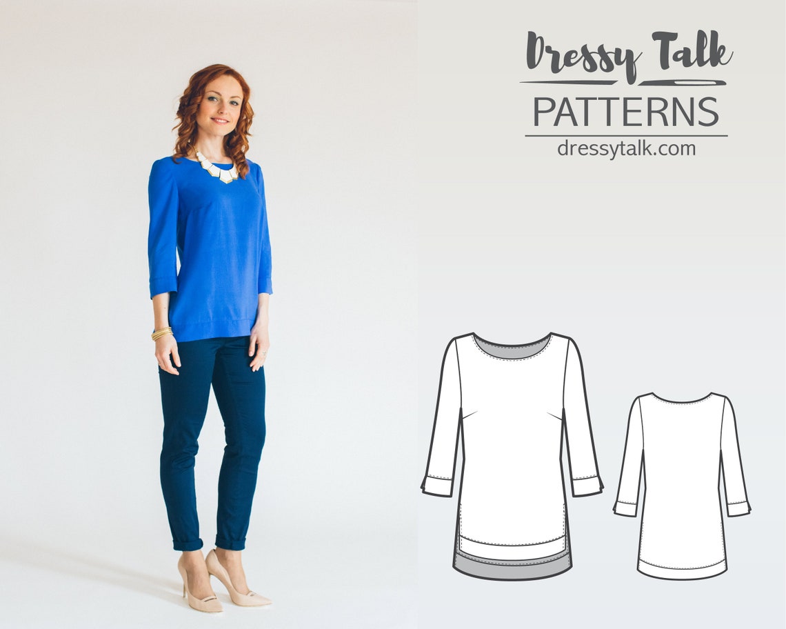 Beginner Top Patterns PDF Sewing Patterns - Etsy