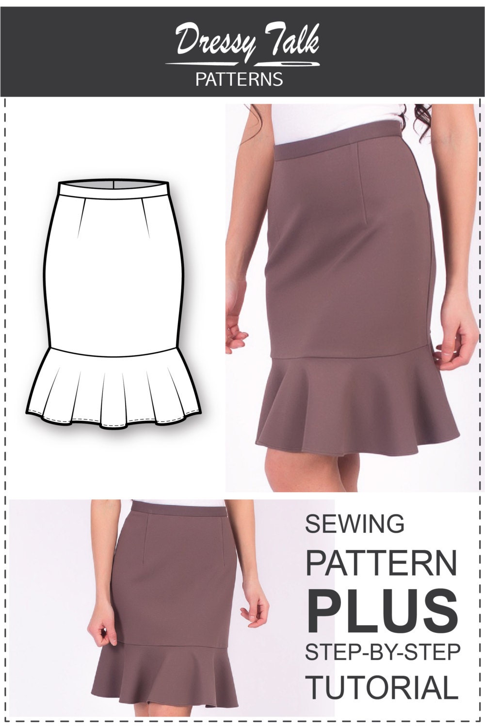 Skirt Pattern Sewing Tutorials Skirt Sewing Patterns | Etsy
