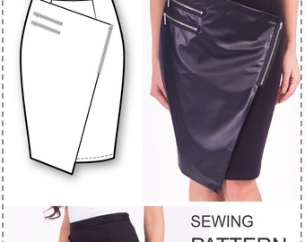 Wrap Skirt Pattern - Sewing Tutorials - Skirt Patterns - Wrap Skirt Tutorial - Fashion Patterns - Plus Size Sewing Patterns - Sewing Ideas
