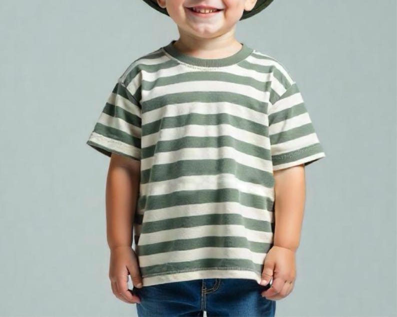 Patrón de costura para niños en PDF, patrón de camiseta extragrande para niños, patrón de costura fácil para principiantes, patrón digital, patrón en PDF para niños imagen 2