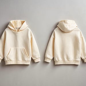 Patrón de costura de sudadera con capucha para niños (PDF), patrón de sudadera con capucha fácil para niñas, patrón digital de costura para principiantes, patrones de costura imprimibles para niños. imagen 3