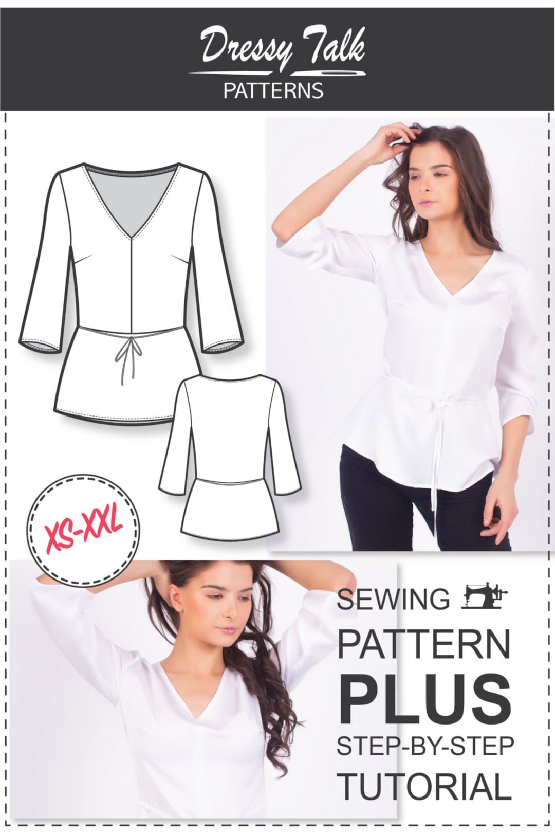 Top Patterns Blouse Patterns Blouse Sewing Patterns T Shirt Sewing