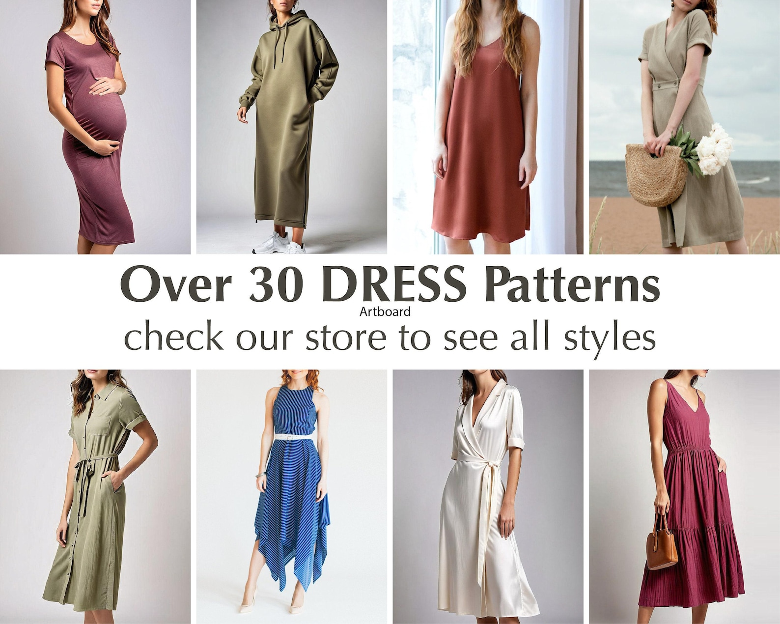 Sewing Pattern Bundle PDF - Whole Shop WOMEN Easy Sewing Patterns ...