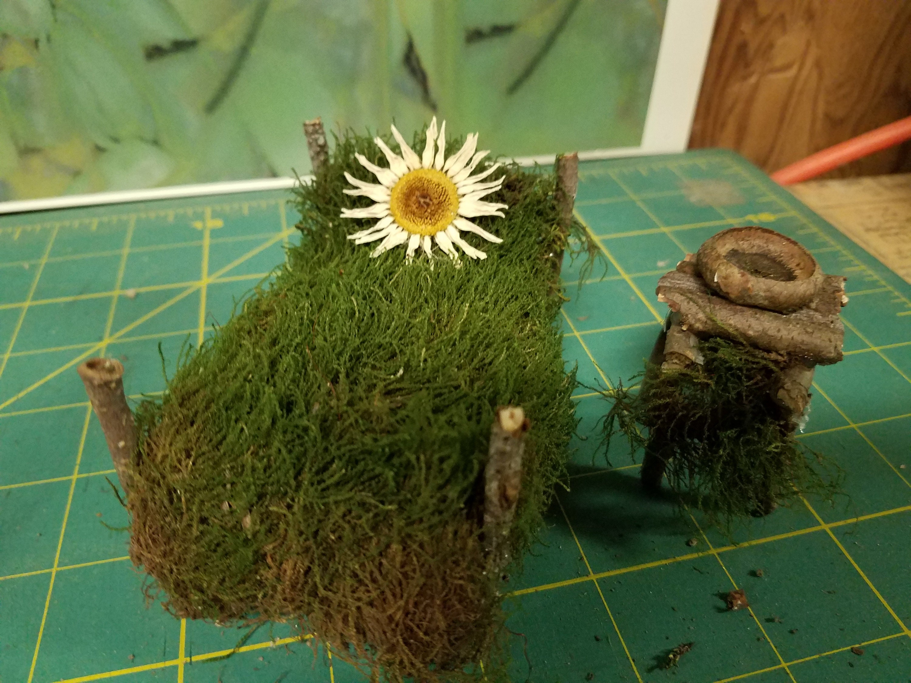fairy bed and night table