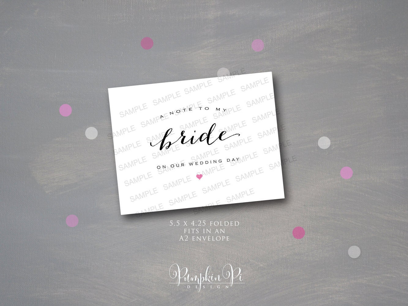 A Note to my Bride on our Wedding Day Wedding Day Note for Etsy