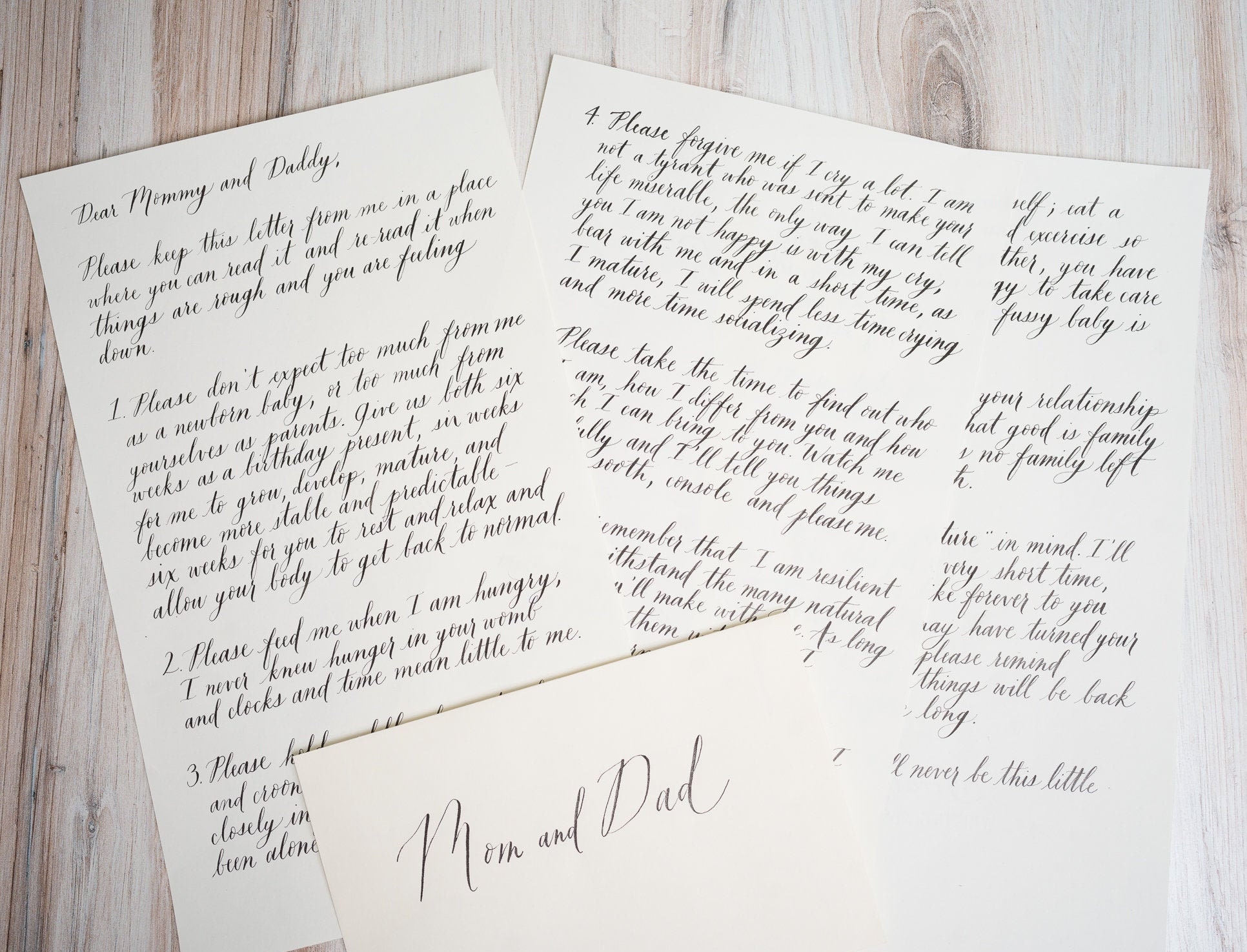 Handwritten Letter Milestone Letter to Child Handwritten Etsy