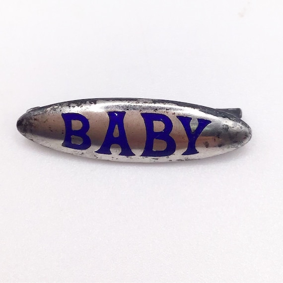 Sterling silver baby brooch Sterling silver baby brooch