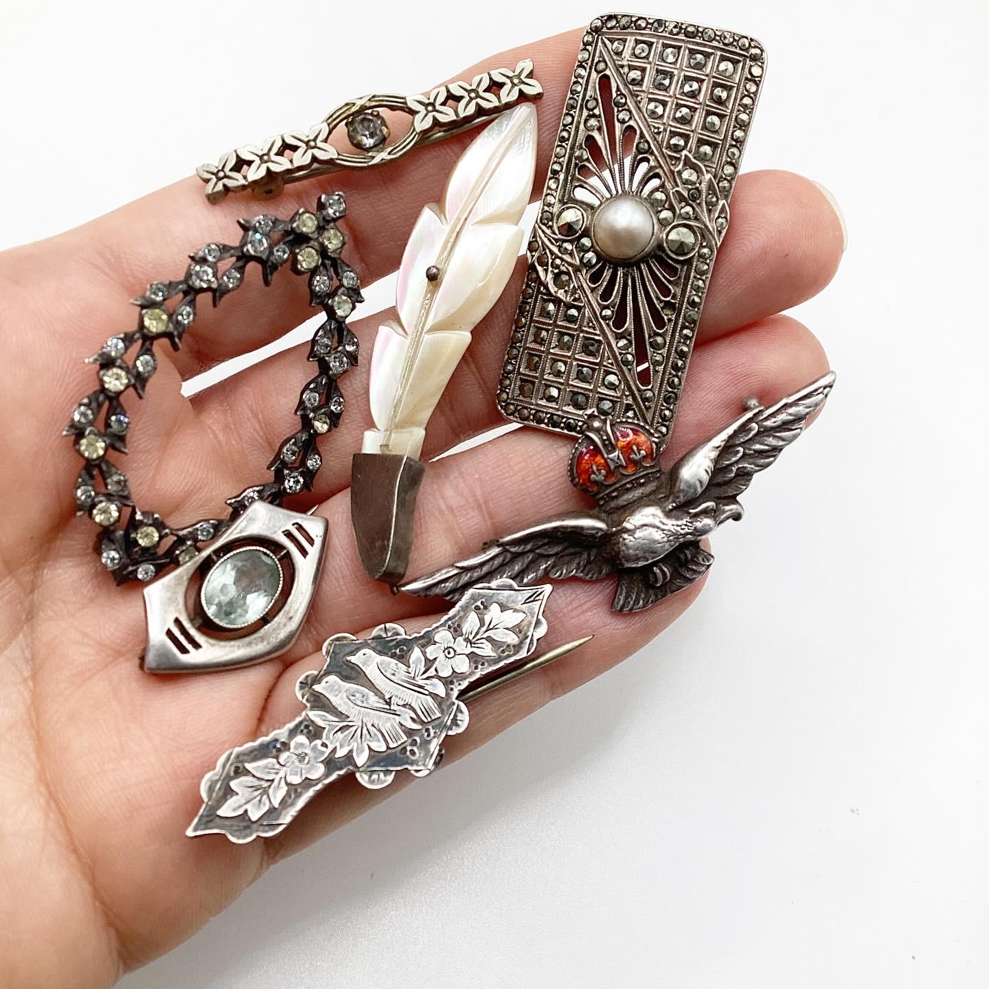 Broche Vintage Fantaisie à Réparer/restaurer - Accessoire Rétro