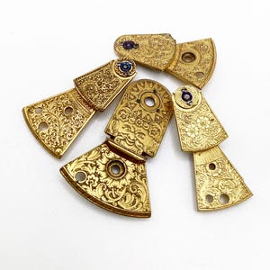 Antique Georgian watchcocks in gilt metal