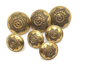 26mm 24 Lancashire PWV Regiment Military Uniform Buttons Vintage #08 26mm 24 Lancashire PWV Regiment Military Uniform Buttons Vintage #08
