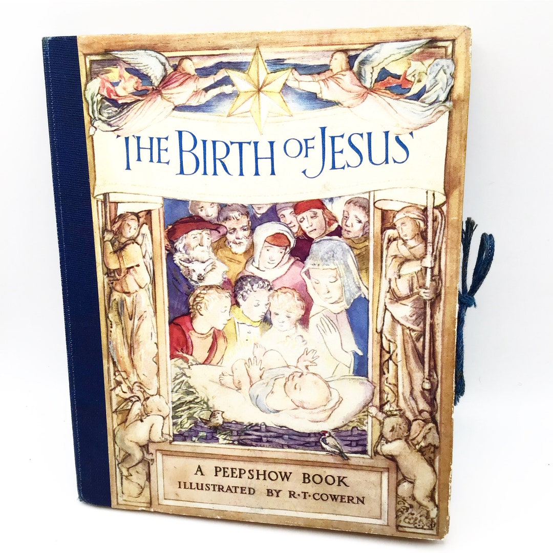Vintage The Birth Of Jesus Peepshow Book 1950s Etsy