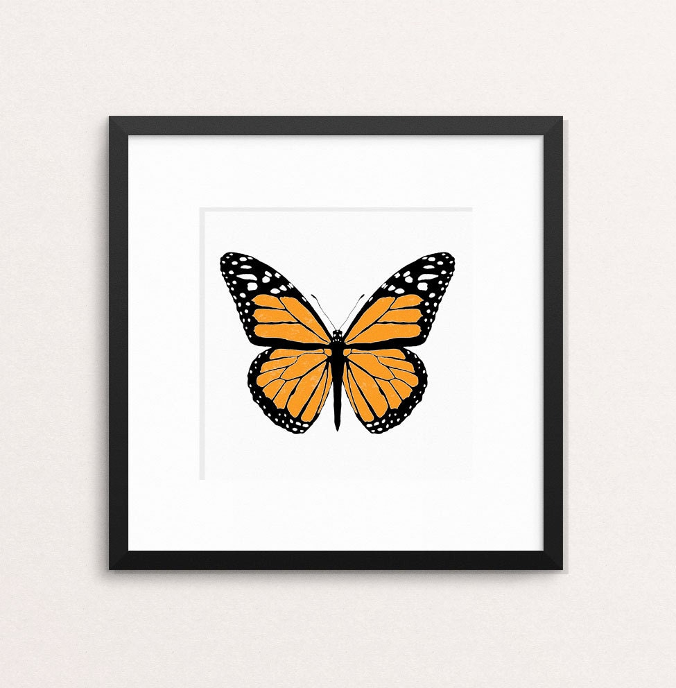 Butterfly Print Butterfly Wall Decor Girls Bedroom Decor - Etsy