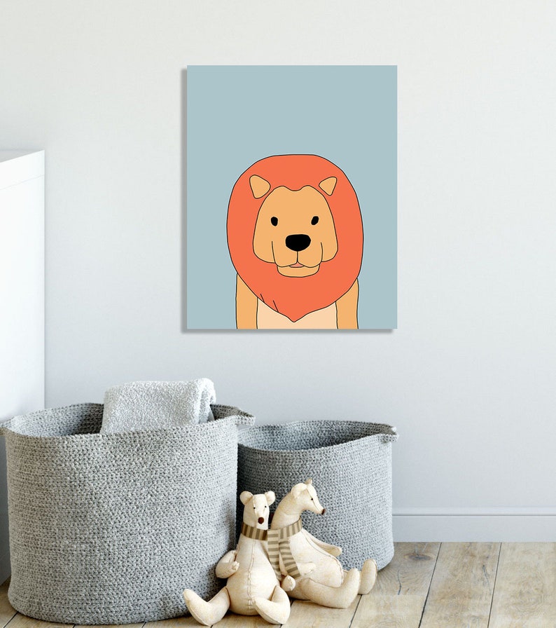 framed nursery wall art