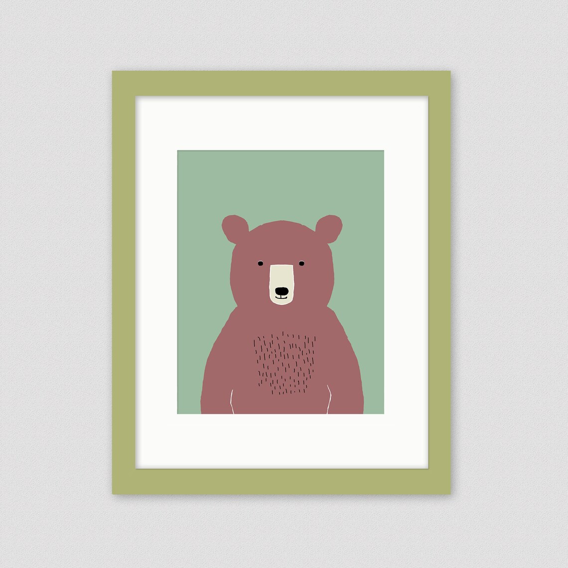 Woodland Animals Nursery Decor Prints Set of 3 Animal Etsy UK