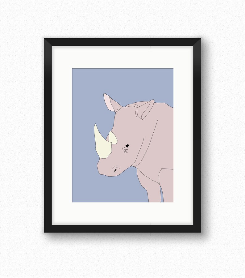 Safari animal nursery decor prints set of 4 animal nursery Etsy