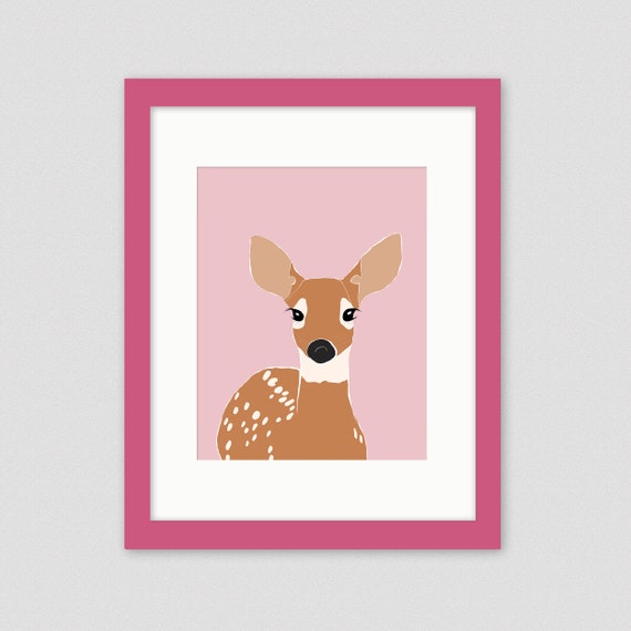 pink deer nursery