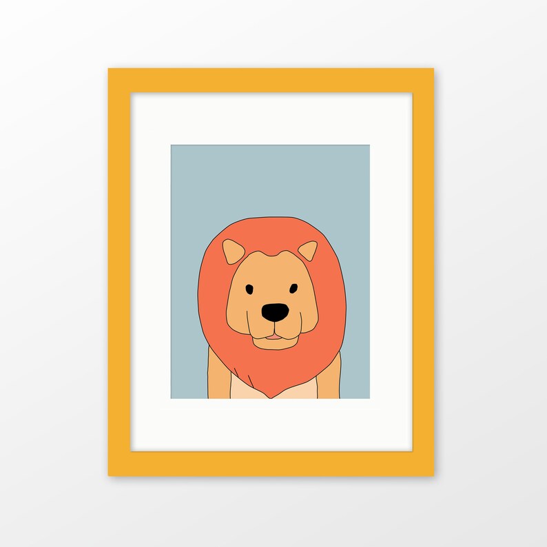 framed nursery wall art