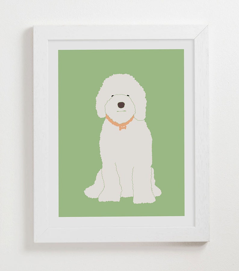 Dog Art Print 6535 Set of 4 Prints Dog Nursery Art Etsy