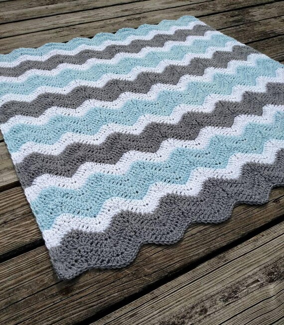 Couverture De Bebe De Crochet Pour Garcon Couverture De Bebe Etsy