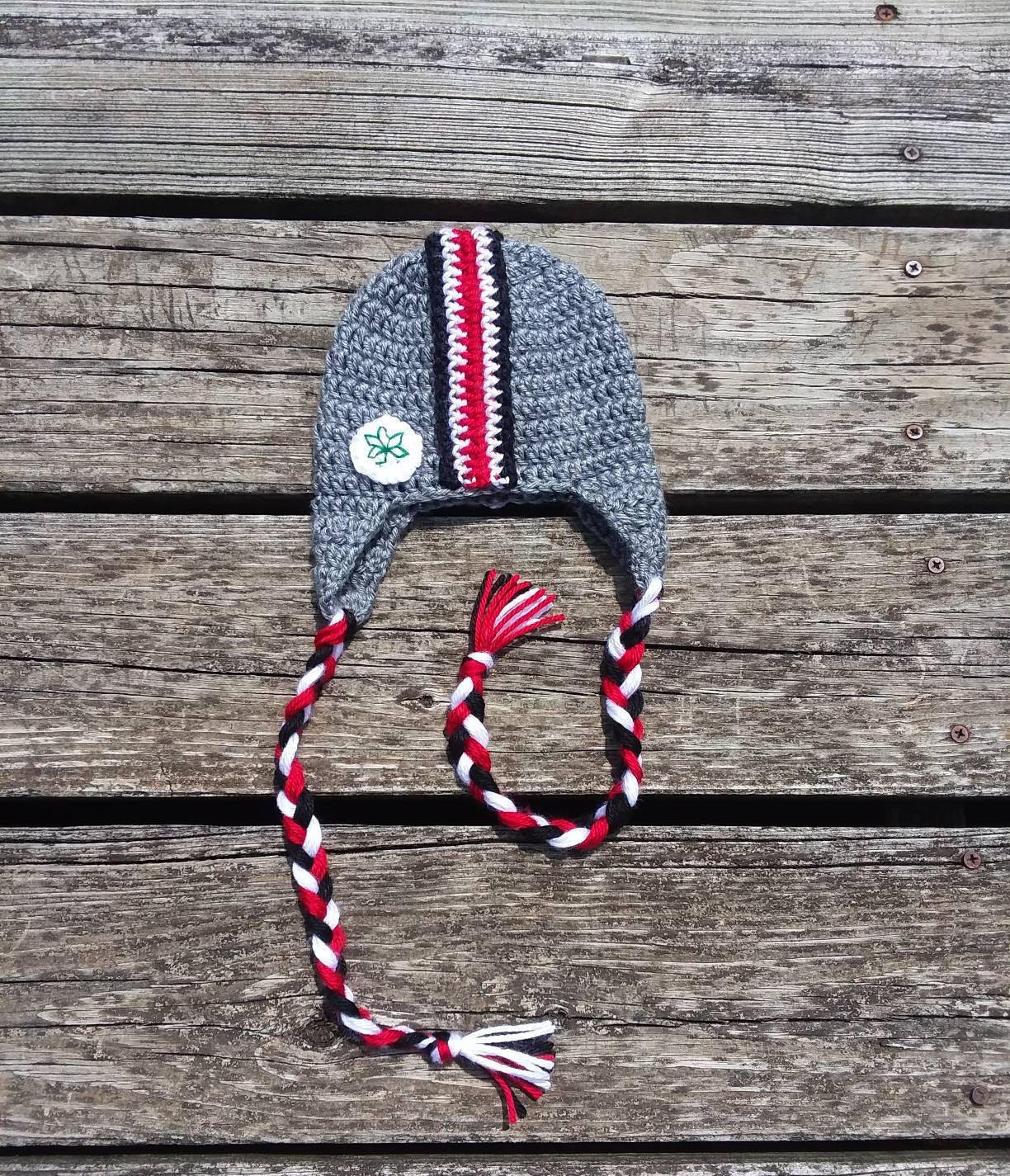 ohio state buckeye leaf hat