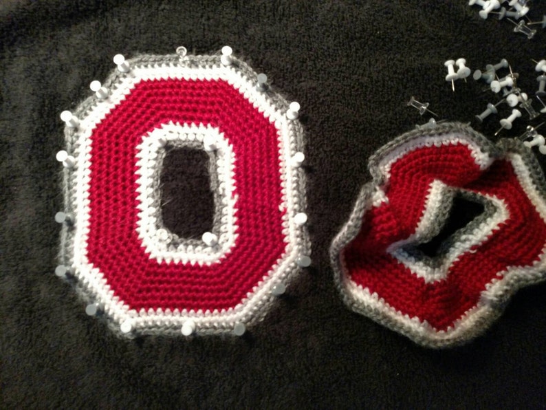 Crochet Pattern Pattern for Ohio State Inspired Crochet Etsy