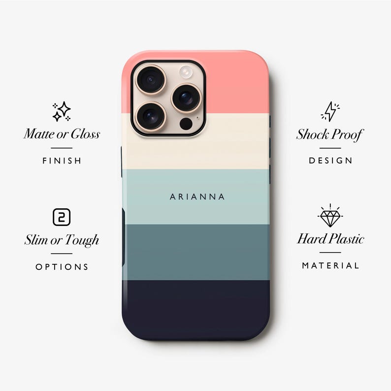 a phone case with the name arianna on it