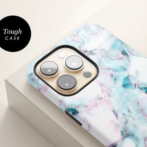 Marble Phone case iPhone 12 15 14 13 11 Pro Max XS Se personalised cover, Samsung S23 S22 Ultra S21 S20 Fe custom case image 2