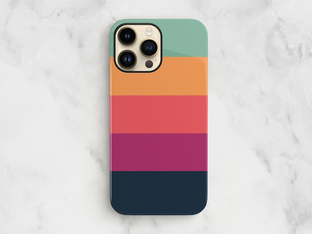 Abstract Pattern Stripes - Engraved Phone Case