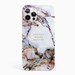 Marble iPhone 13 Case, 12 Mini 11 Pro Max Xr Xs Se Stylish Gold Name Cover, Samsung Galaxy S22 Plus S21 Fe S20 S10 Personalised Glossy Cover 