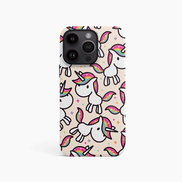 Funda de teléfono Unicornio para iPhone 14+ 13 12 Pro Max, Samsung S23, S22 Ultra S21 S20 FE cubierta dura