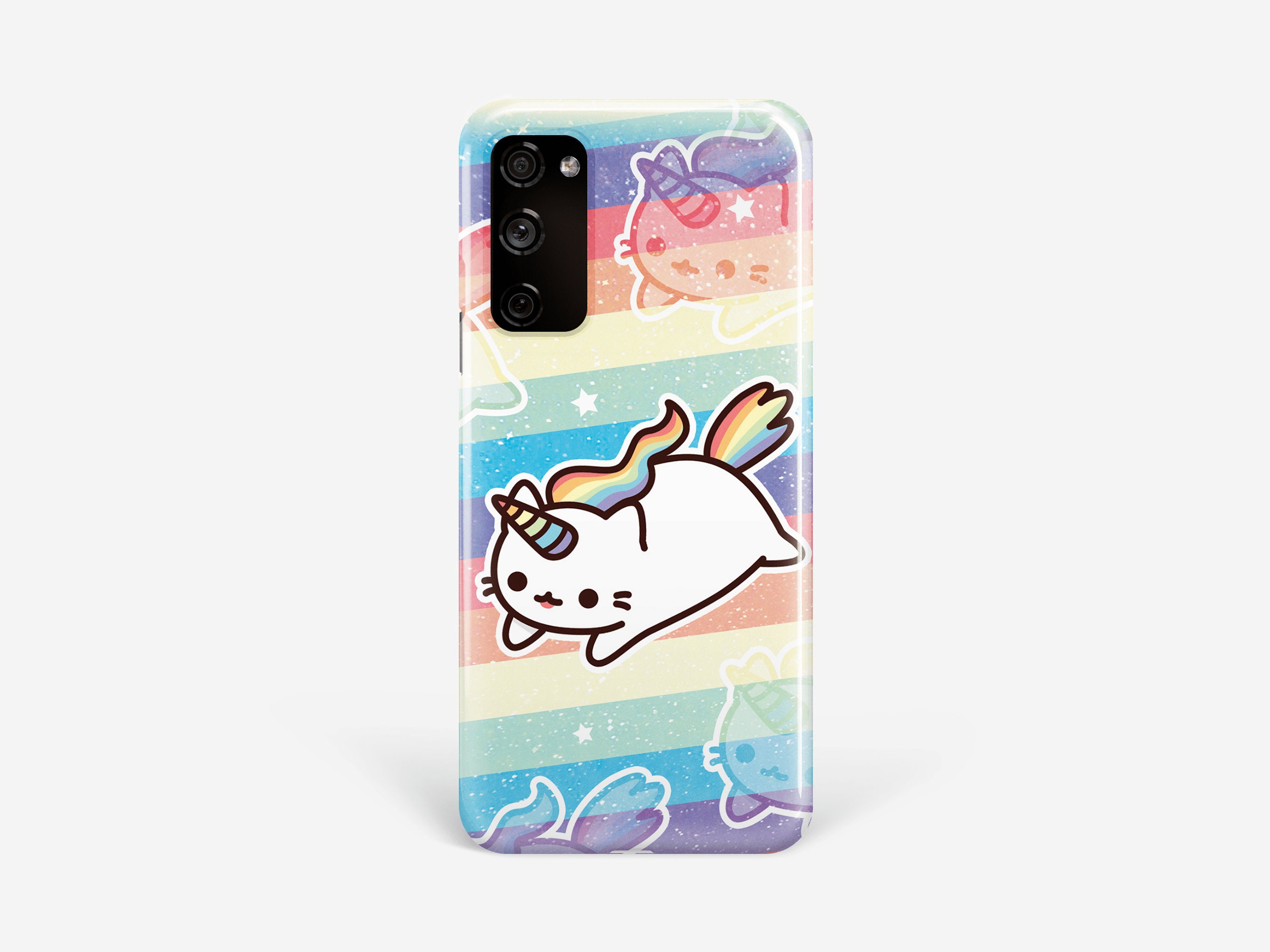 Galaxy S20 Happy Birthday Beluga Cat Case