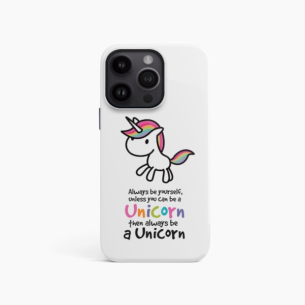 Sea un estuche unicornio para iPhone 14, 13 mini 12 pro max 11 Xs 8 lindo regalo de cubierta de teléfono de caballo, Galaxy S22 Ultra S21 plus s20 s20 s9 estuche rígido