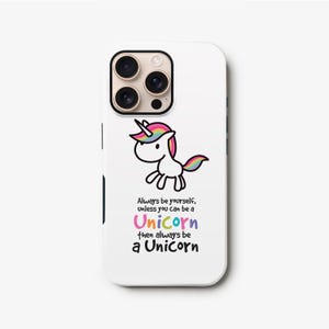 Unicorn iPhone 16 case, 15 Plus, 14 Pro Max, 13 mini Cute Horse Art Cover Gift For Her, S24, S23, S22