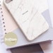 White Marble Phone Case for iPhone 13 Mini 12 11 Pro Max Xs Xr se 2020, Custom name Samsung S21 Ultra S22 S20 fe S10 S9 S8 S7 Edge Note 10 9 