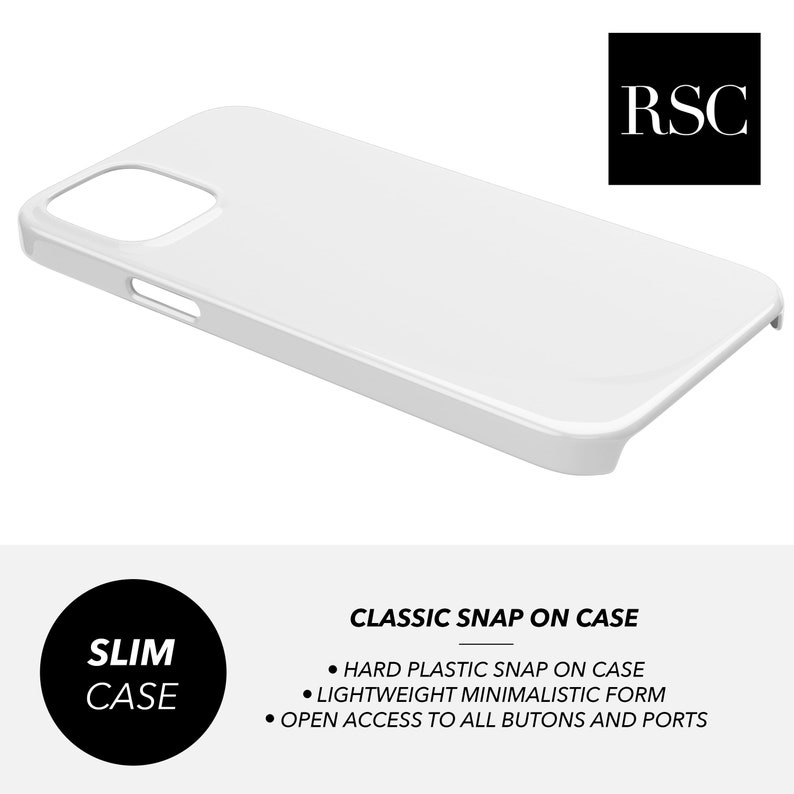 a white case with a black circle around it