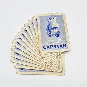 Vintage Capstan Playing Cards Vespa Scooter Design, Old Vintage Playing  Cards, Full Deck 1960s Tobacco Cigarette Advertising, Lambretta