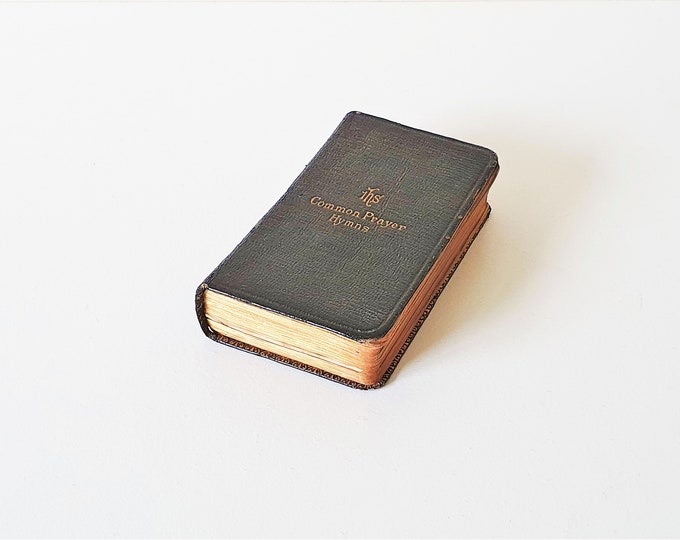 Antique Book Common Prayer Hymns IHS, Pocket Book C1893, Vintage ...